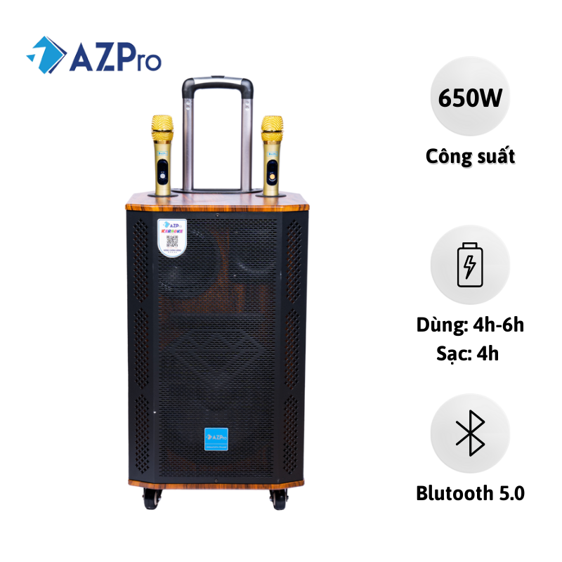 Loa Kéo KARAOKE AZ-2106A Bas 25 (3 ĐT) - Ảnh 1