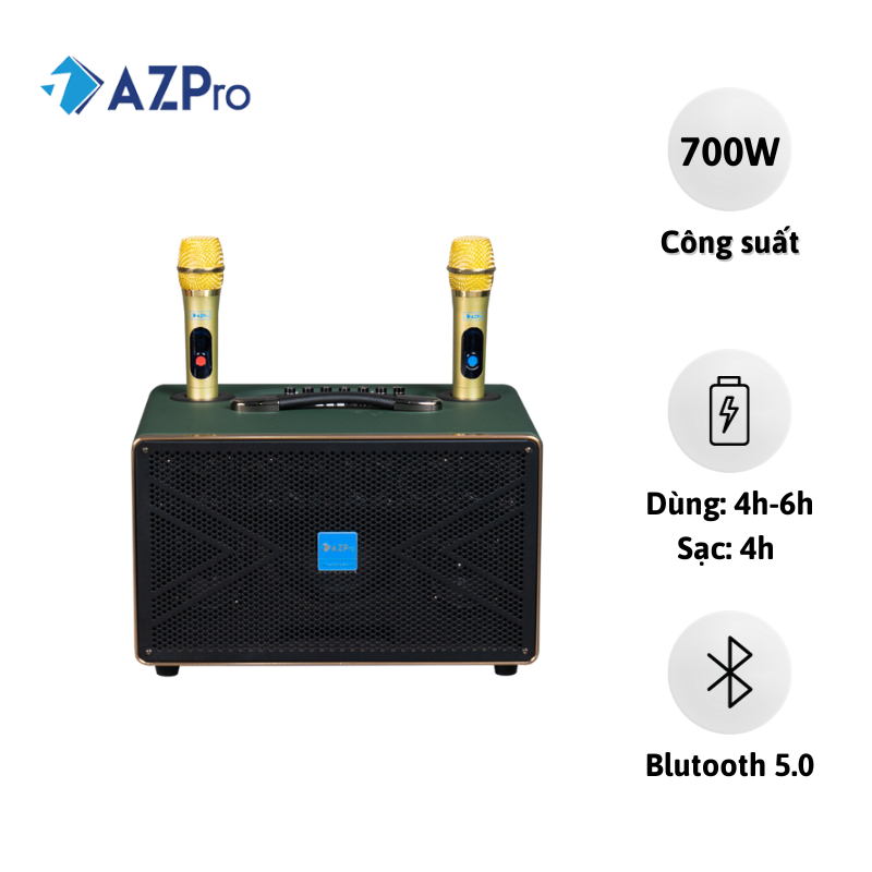 Loa Kéo KARAOKE AZ-388 Bas 15 - Ảnh 1