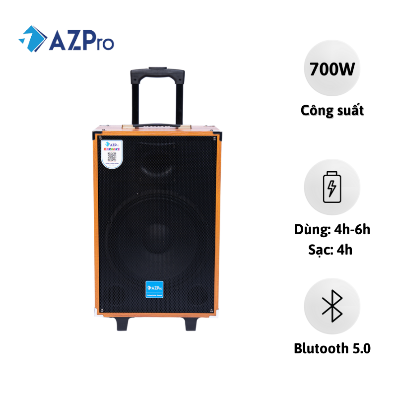 Loa Kéo KARAOKE AZ-12 Bas 30 - Ảnh 1