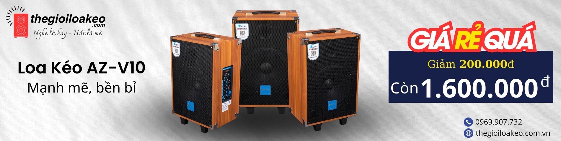 Loa kéo AZPro 1-2tr