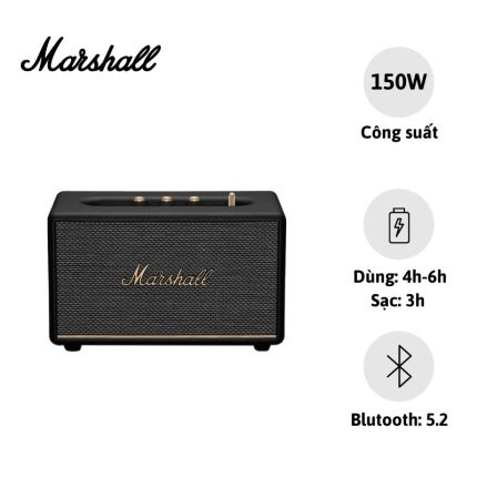 LOA MARSHALL WOBURN III - MÀU ĐEN