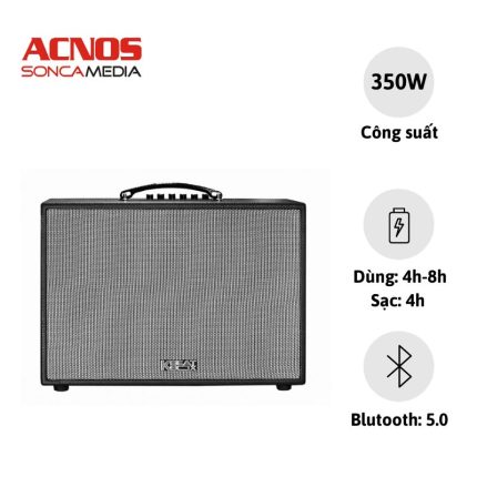 Loa karaoke di động Acnos CS250PUW-Bass 25