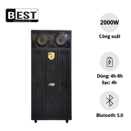 Loa Kéo KARAOKE Best-B8200 (2 Bass 40 Đứng)