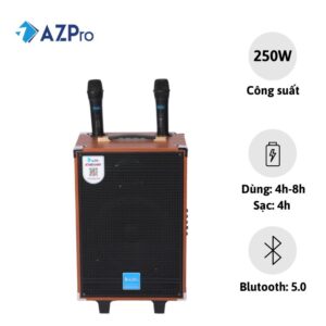 Loa Kéo AZ-V10 Đen Bas 25 - Thumbnail Image 1