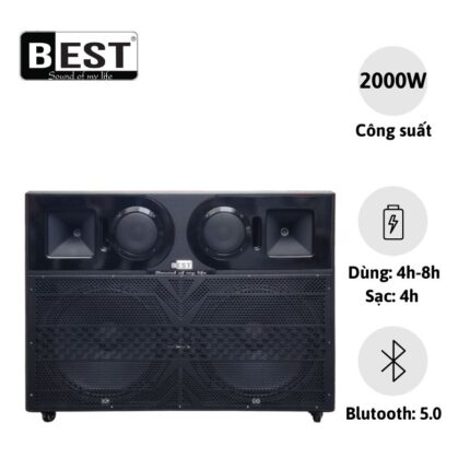 Loa Kéo KARAOKE LOA BEST ST-50 (2 Bas 50 Ngang)